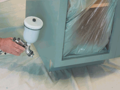 How To Spray Paint Kitchen Cabinets 39