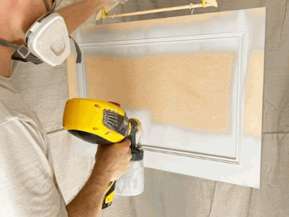 How To Spray Paint Kitchen Cabinets 40